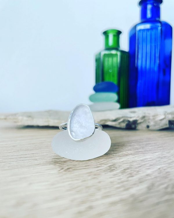 Size N - Sea Glass Ring