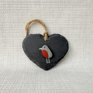 Slate Decoration - Robin