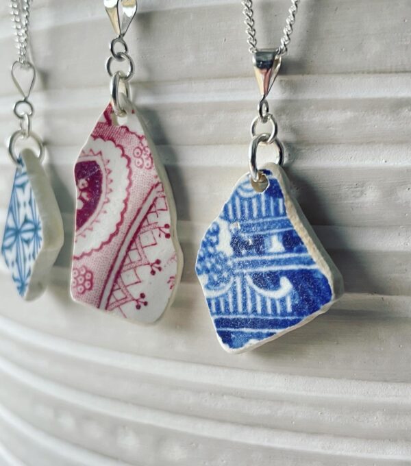 Sea Pottery Necklace - Various Designs - Image 8