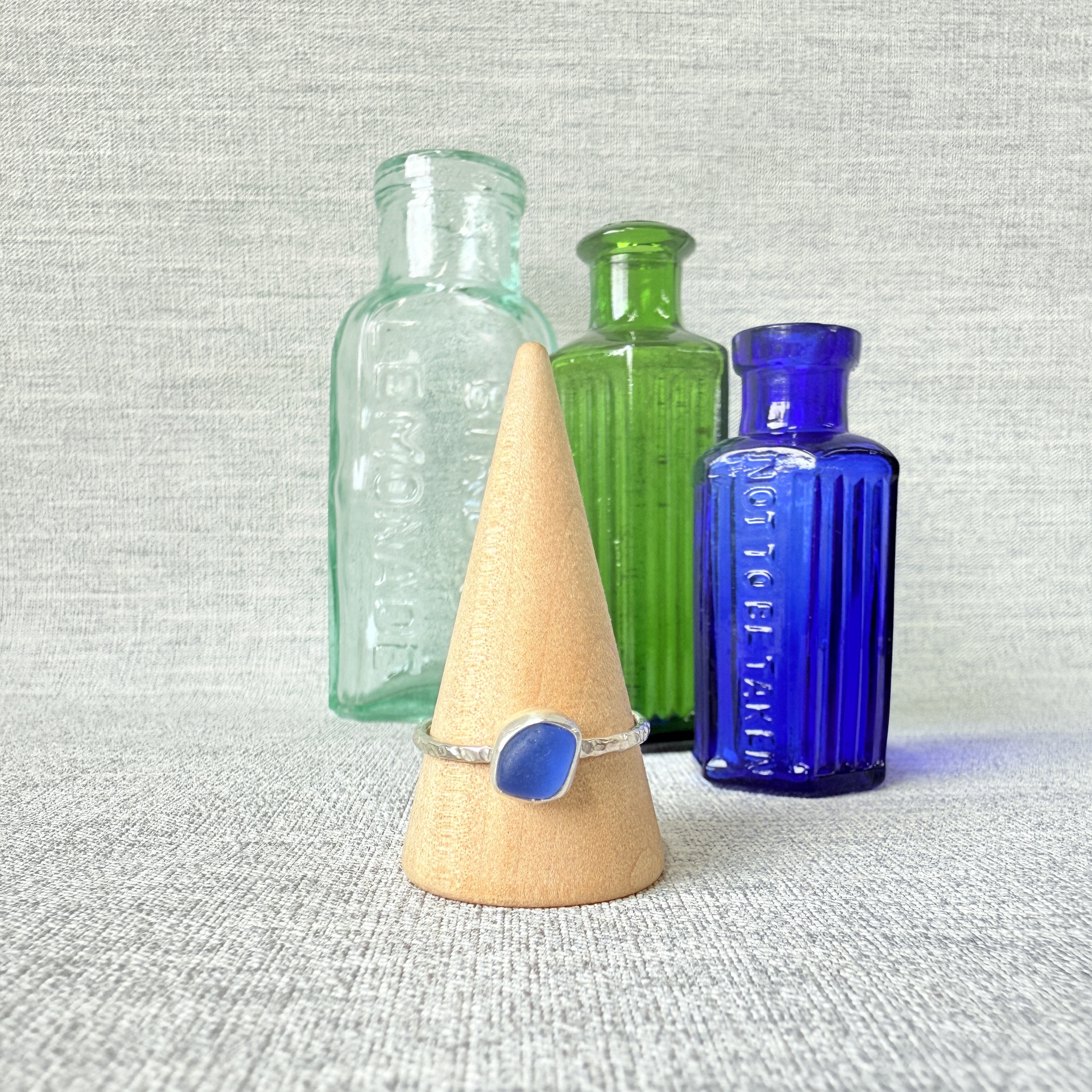 Size U - Sea Glass Ring