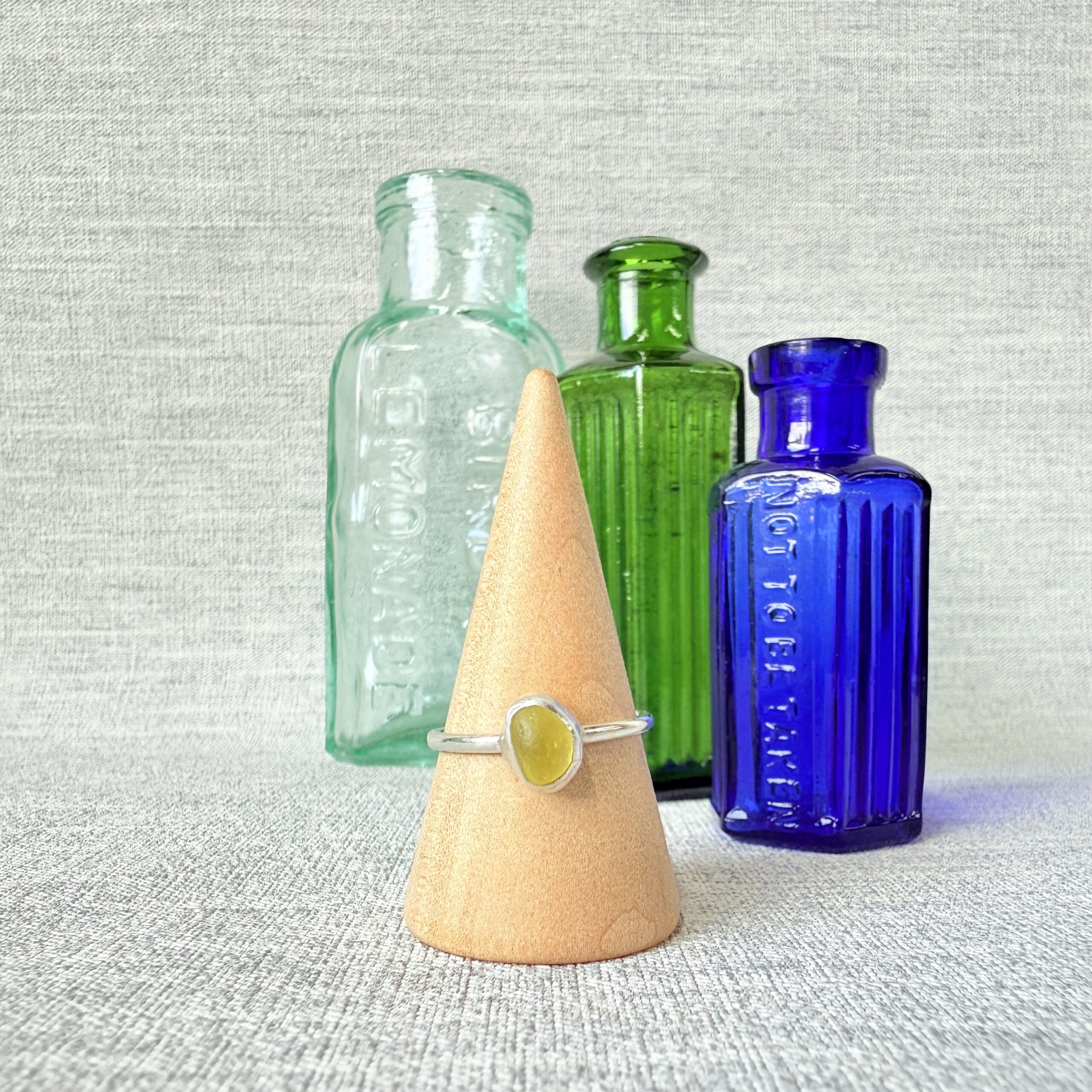 Size P - Sea Glass Ring