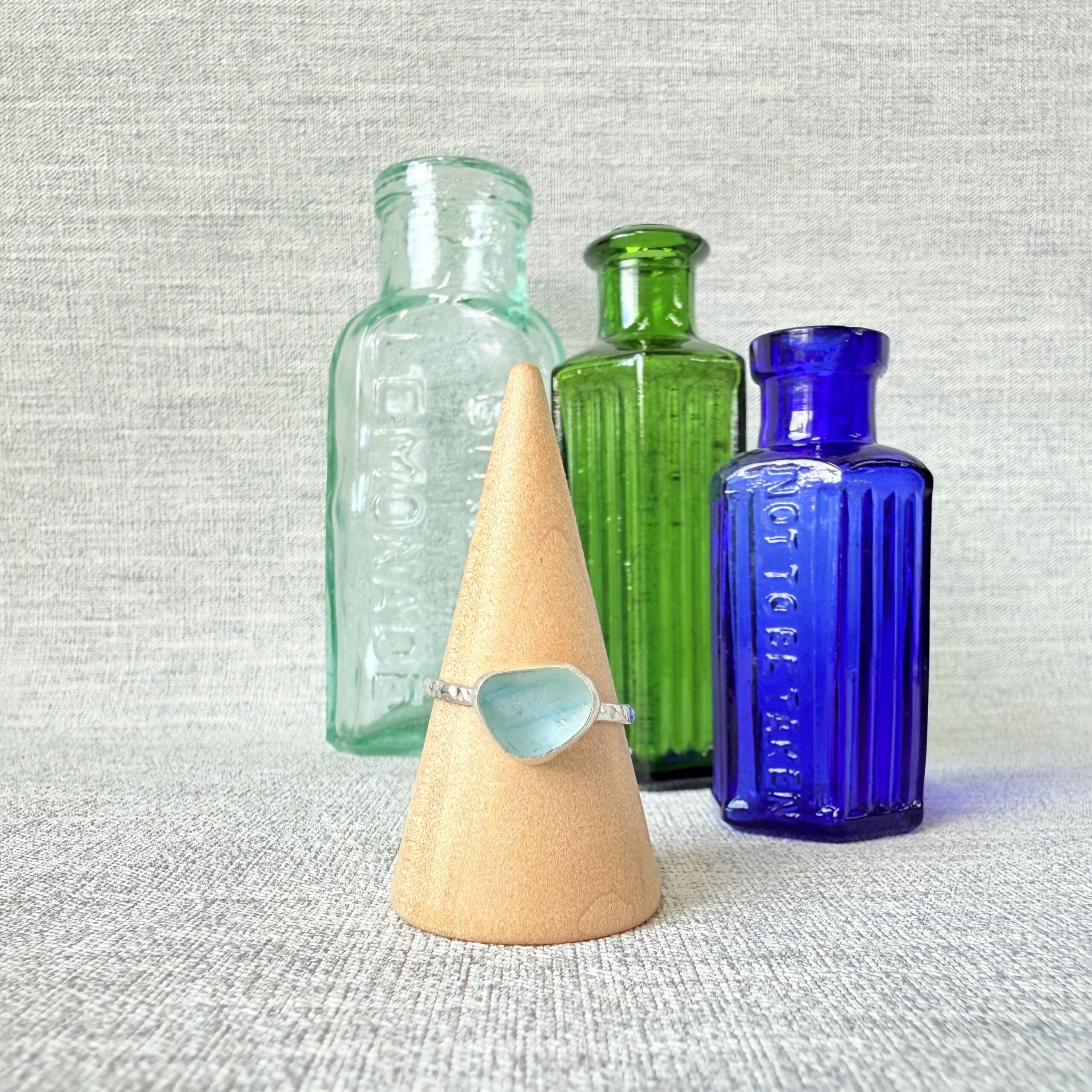 Size O - Sea Glass Ring