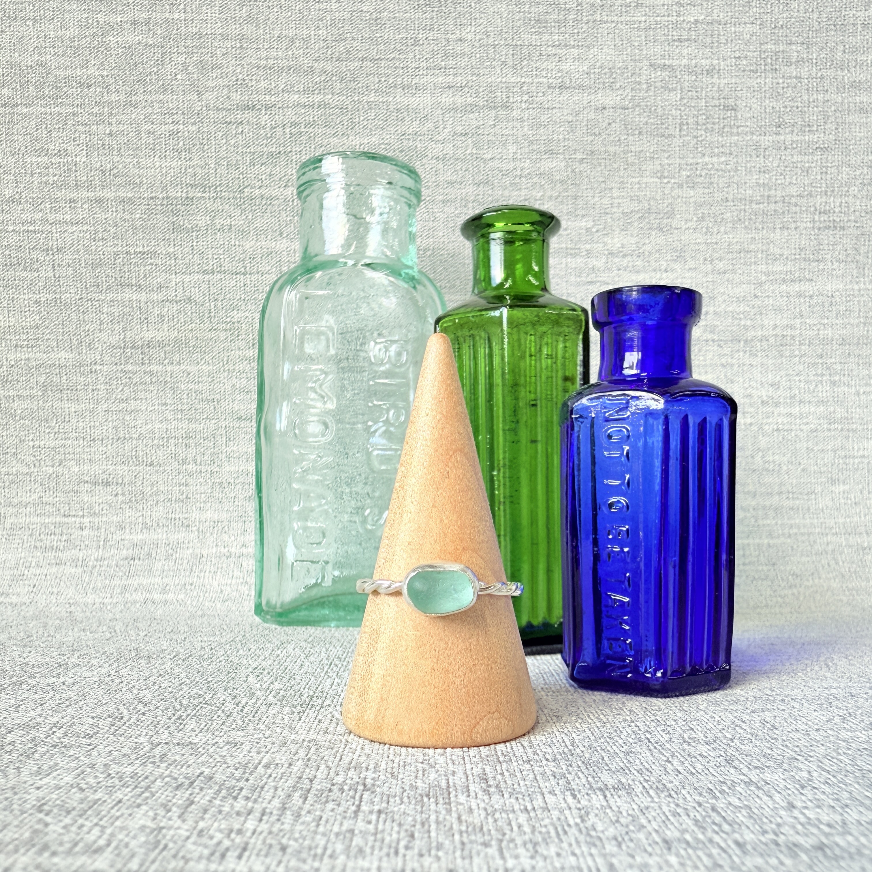 Size P - Sea Glass Ring