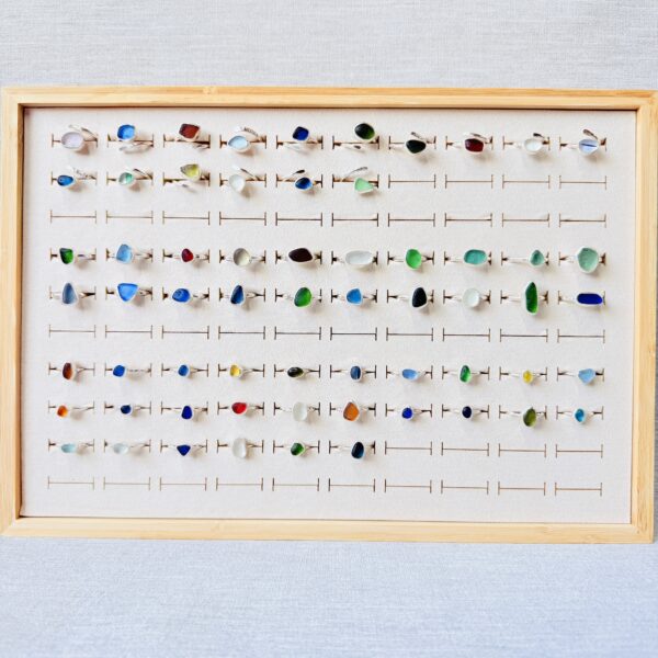 Size Q - Sea Glass Ring - Image 2