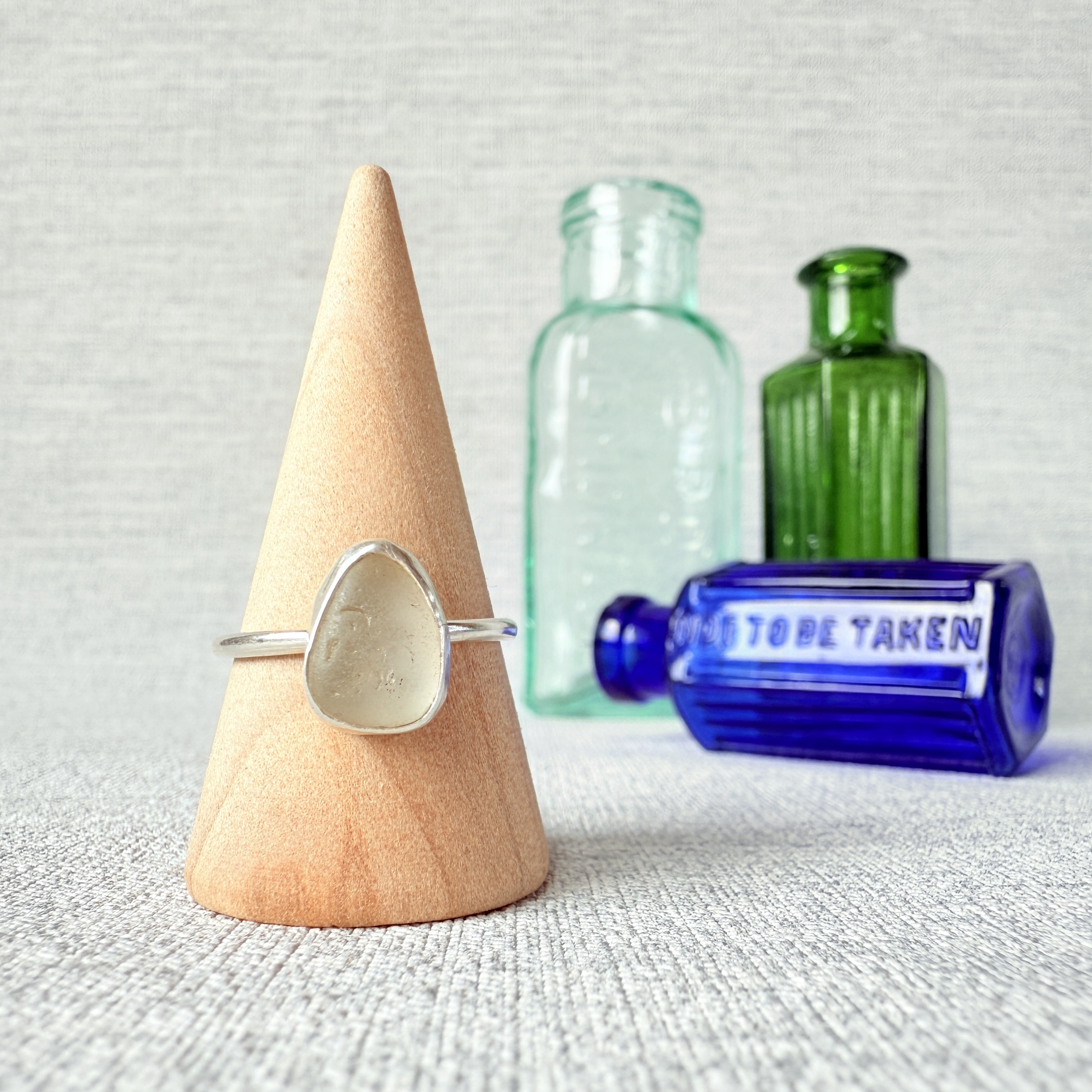 Size Q - Sea Glass Ring