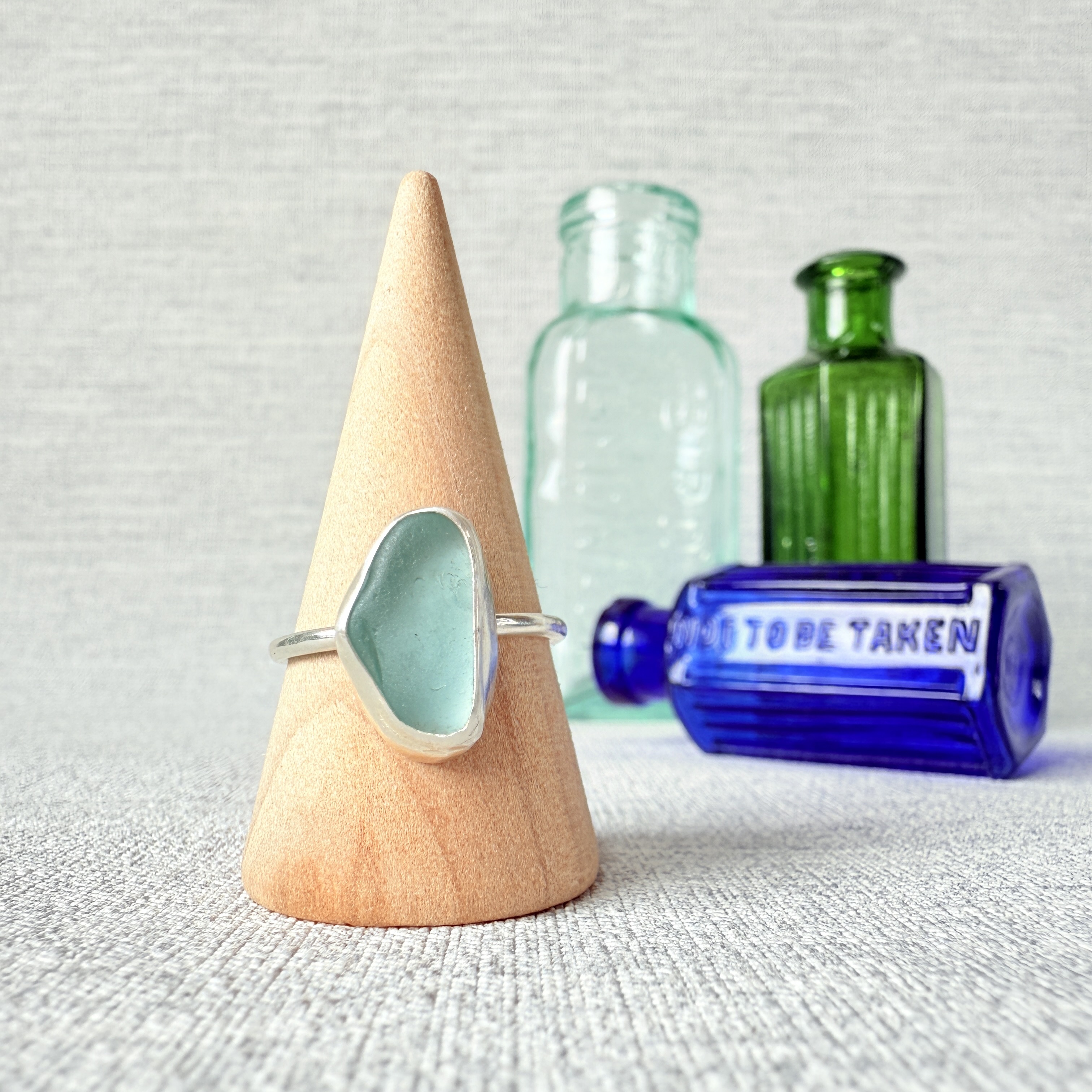 Size Q - Sea Glass Ring