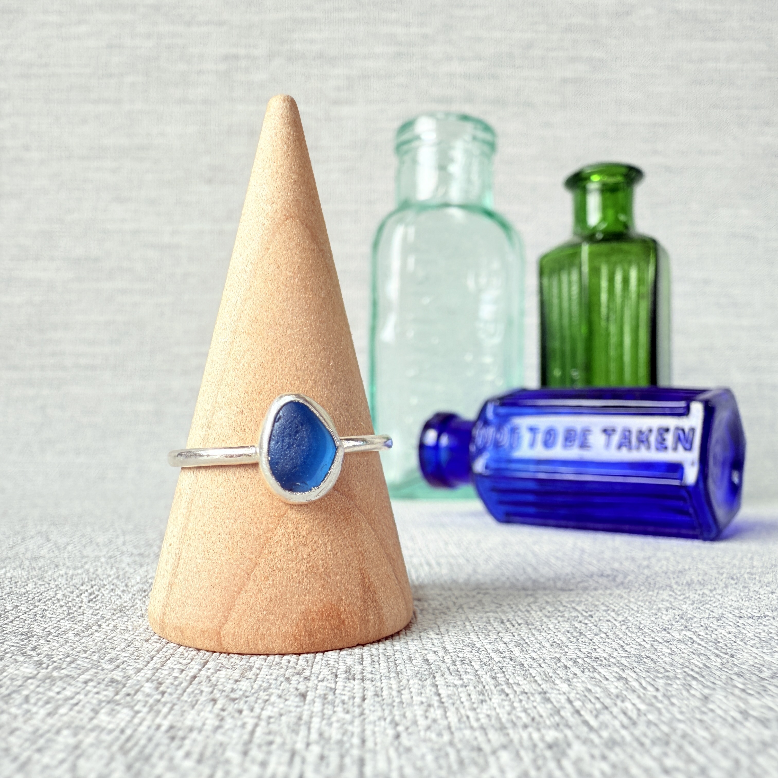 Size R - Sea Glass Ring