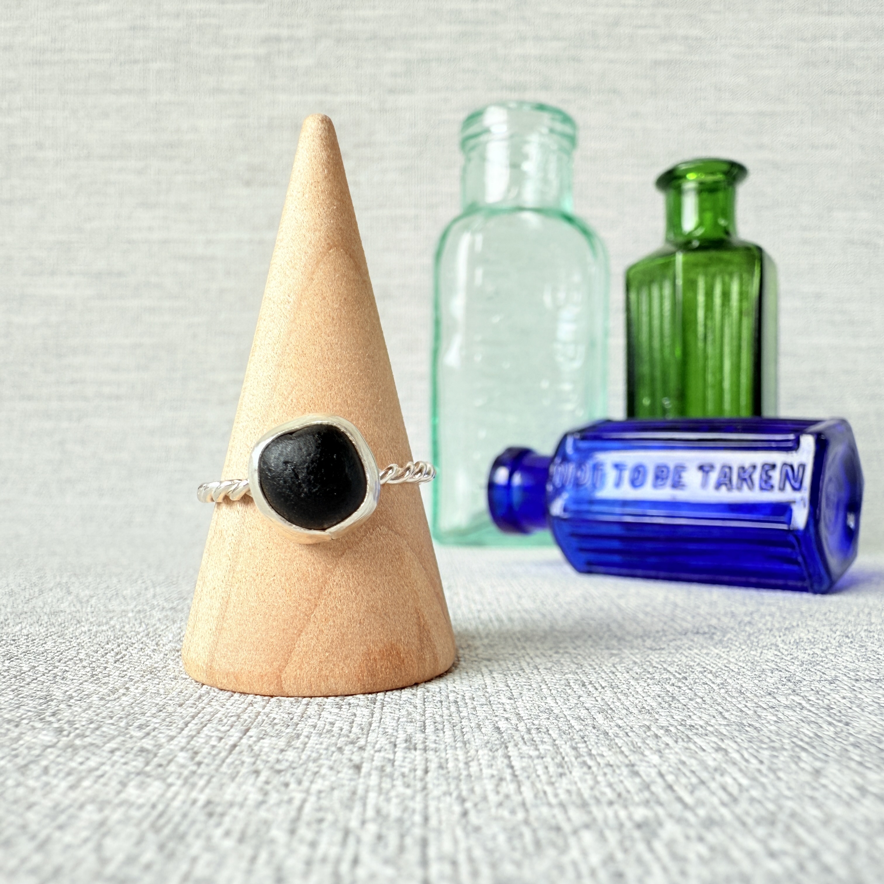 Size Q - Sea Glass Ring