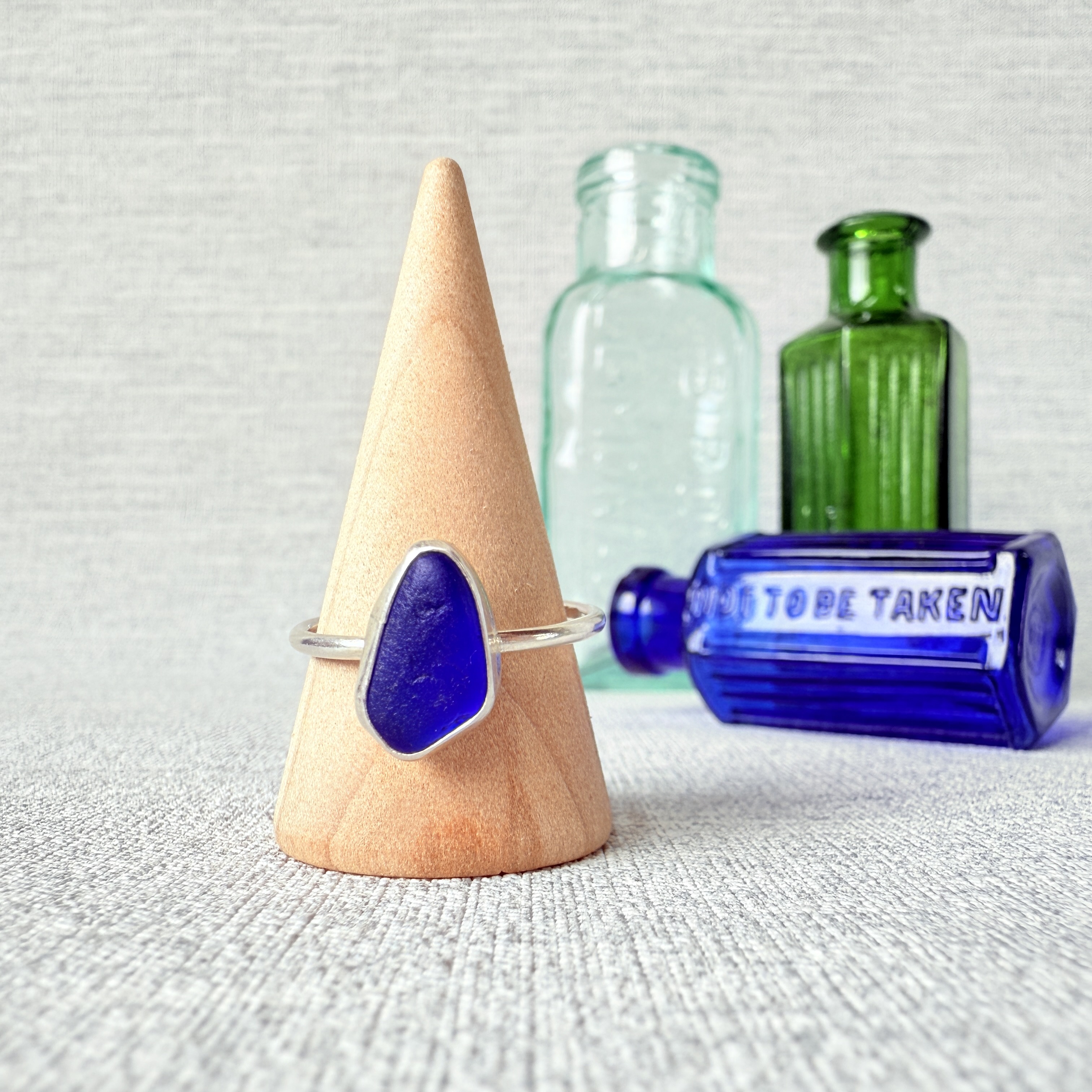 Size V - Sea Glass Ring