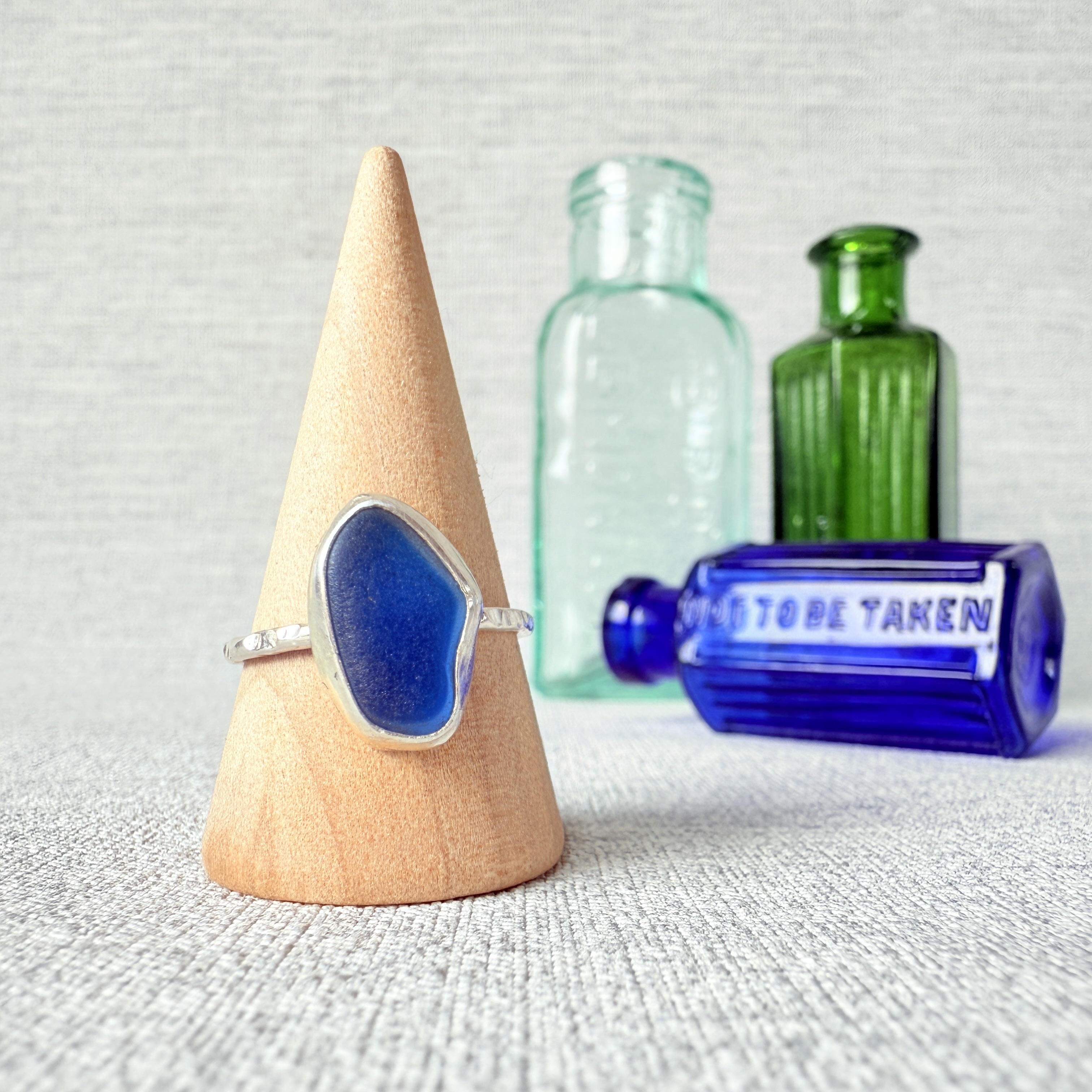 Size S - Sea Glass Ring