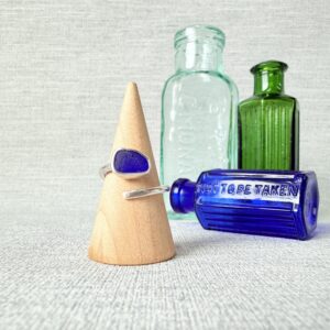 Adjustable Sea Glass Ring. Size K-O