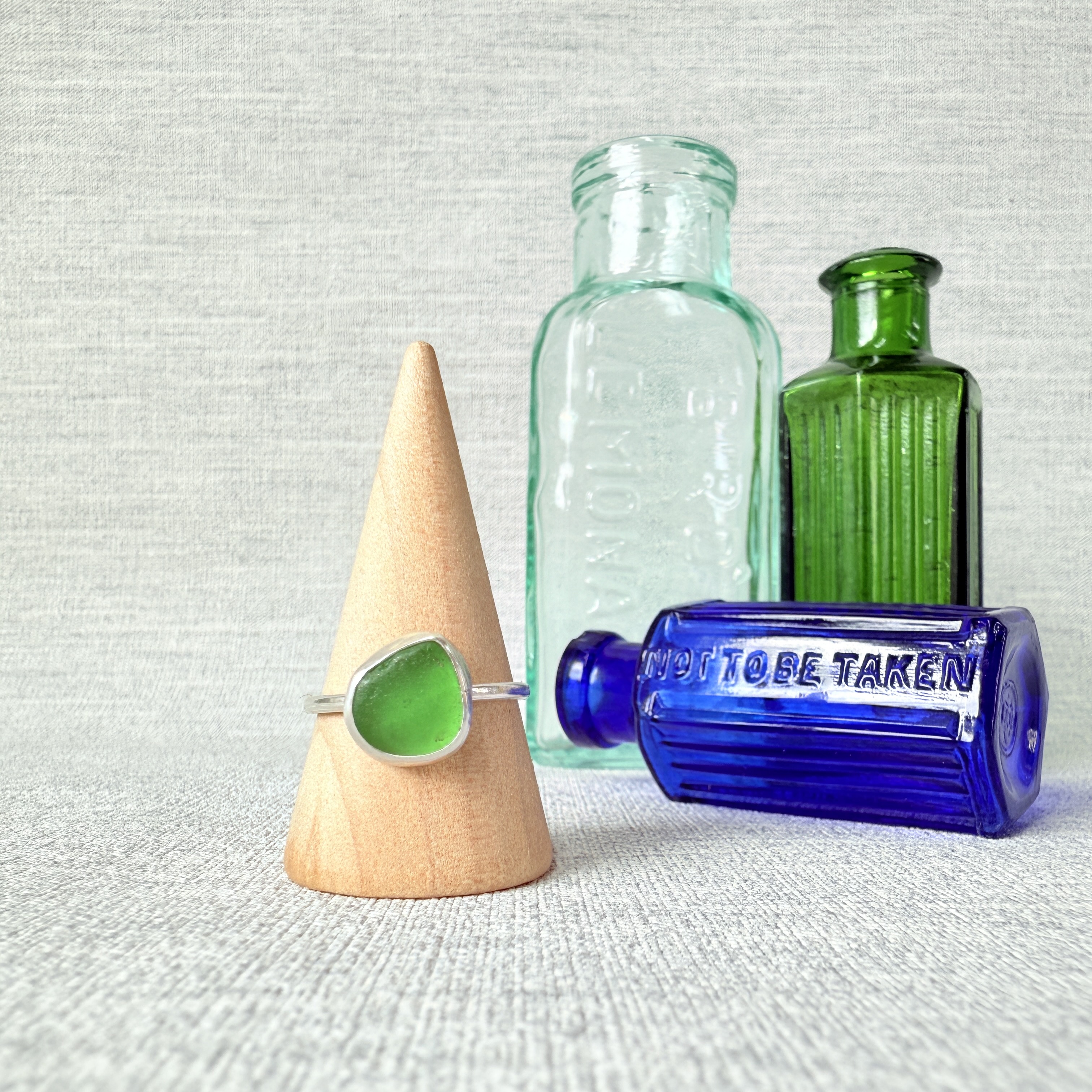 Size R - Sea Glass Ring