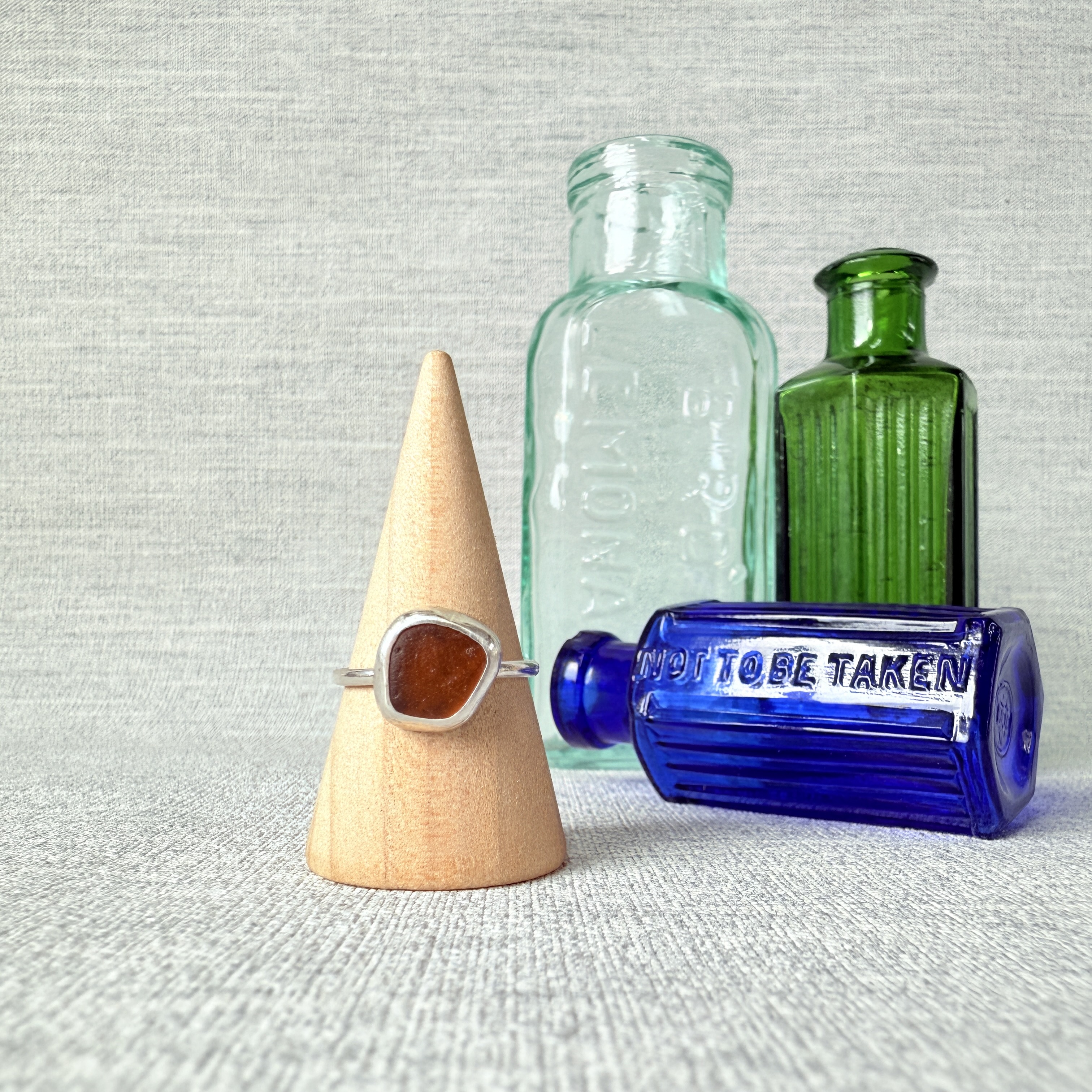 Size O - Sea Glass Ring