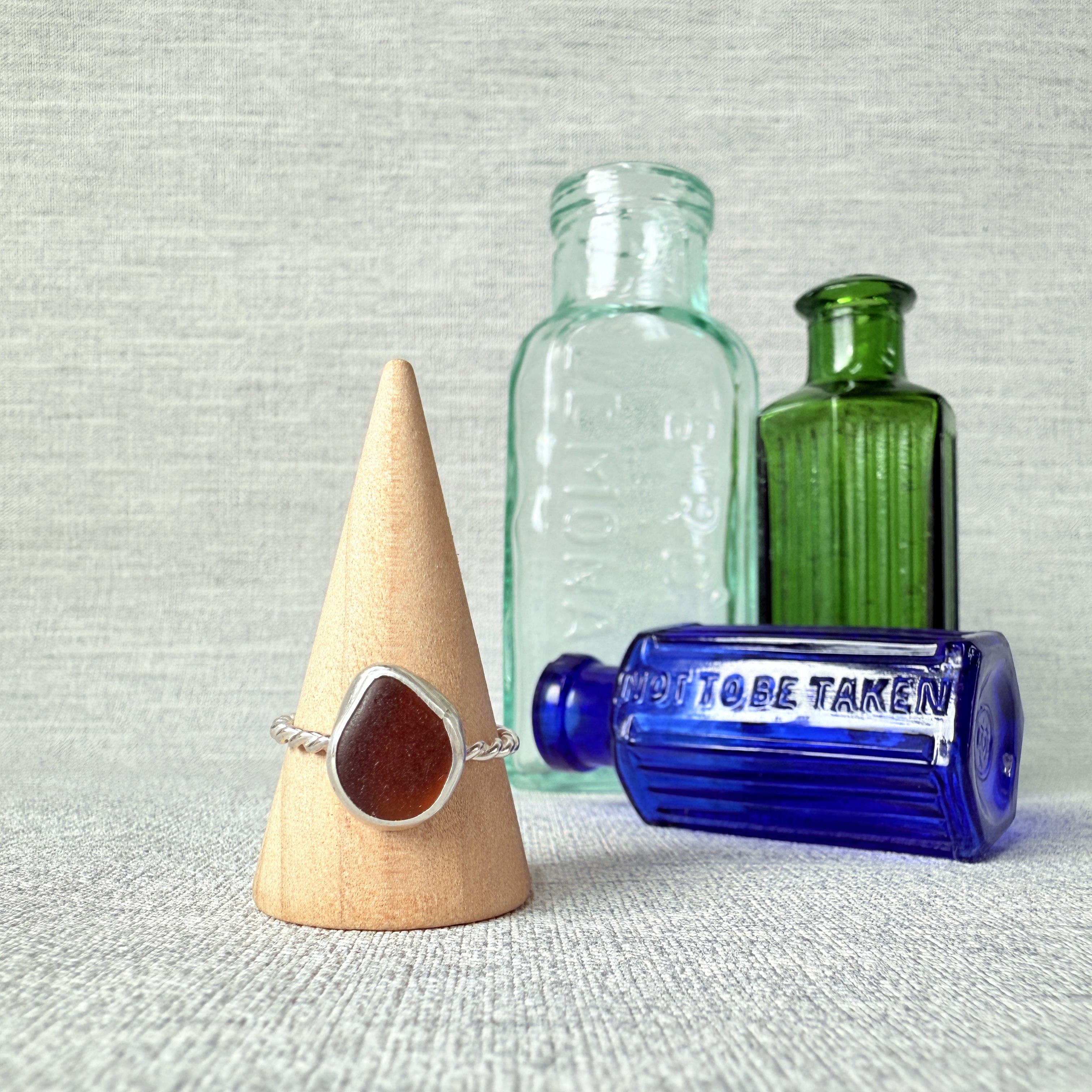 Size S - Sea Glass Ring