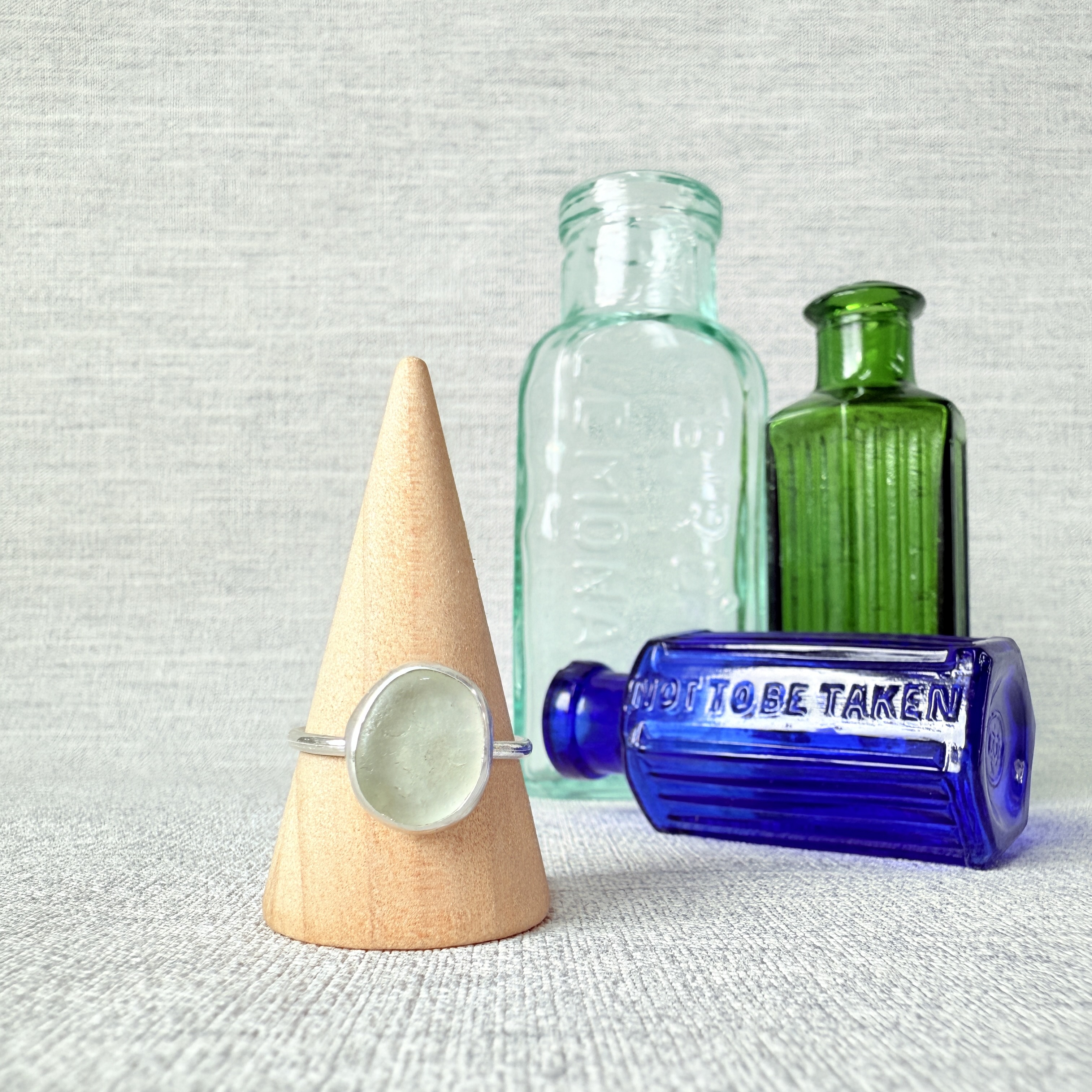 Size S - Sea Glass Ring