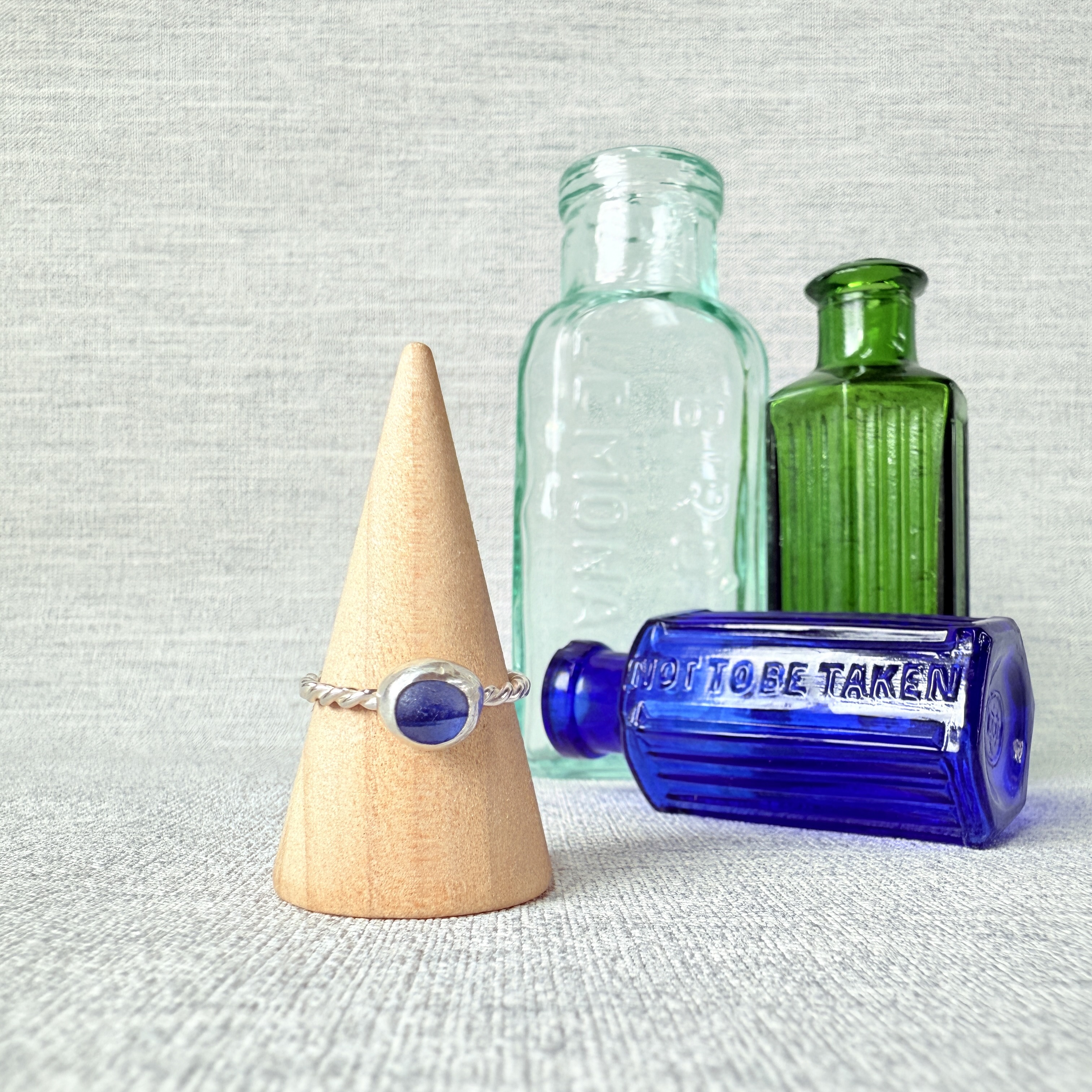 Size O - Sea Glass Ring