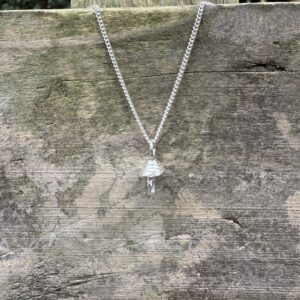 Mushroom Silver Necklace