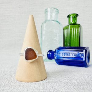 Size O - Sea Glass Ring