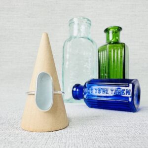 Size P - Sea Glass Ring