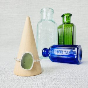 Size W - Sea Glass Ring