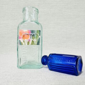 Small Sea Glass Hooped Earrings