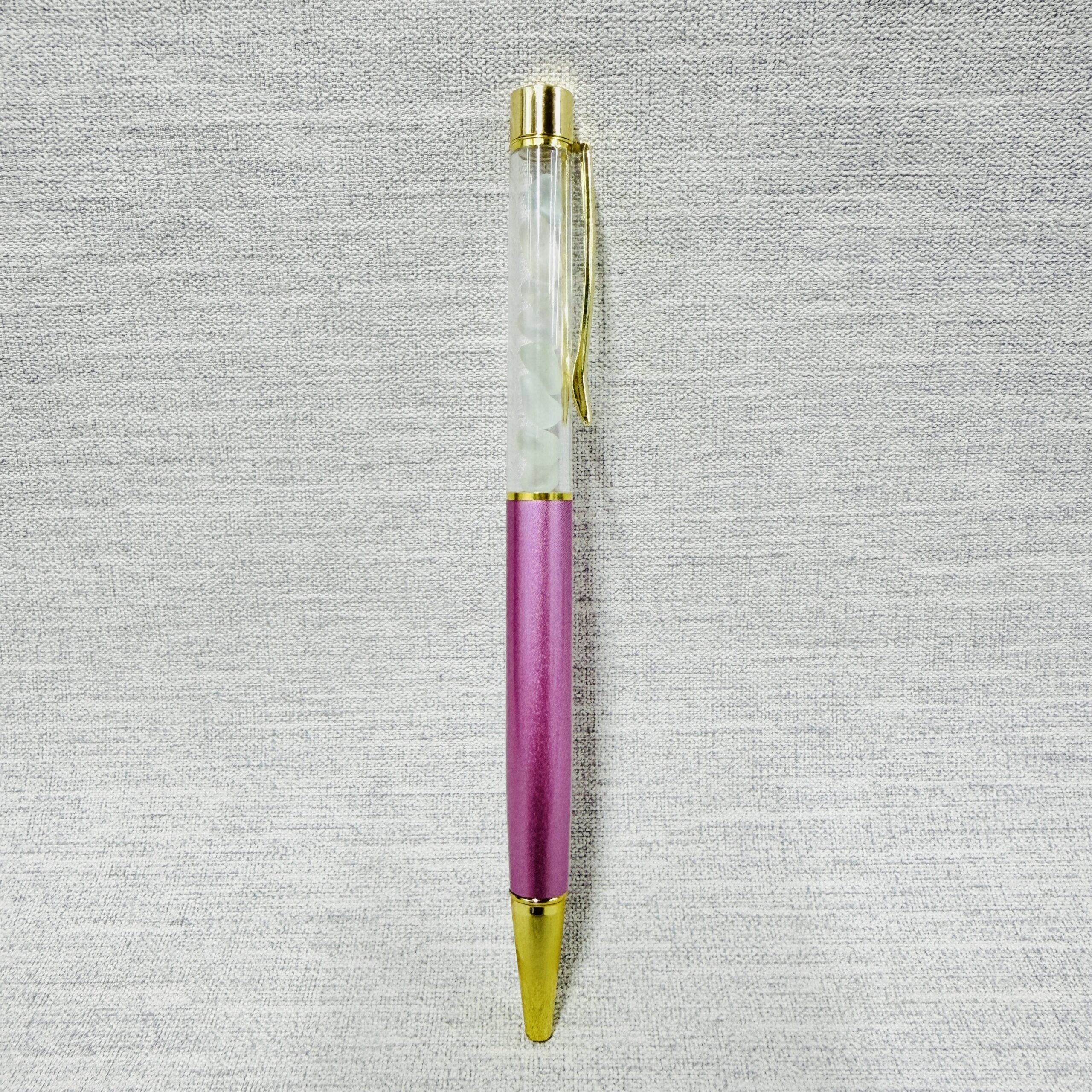 Ballpoint Pen Filled With Sea Glass