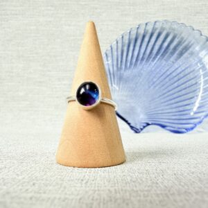 Glass Cabochon Ring - Size M