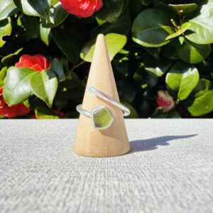 Adjustable Sea Glass Ring. Size P-T
