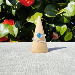 Adjustable Sea Glass Ring. Size K-O