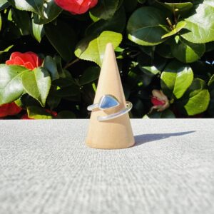 Adjustable Sea Glass Ring. Size O-S