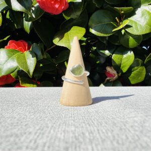 Adjustable Sea Glass Ring. Size K-O