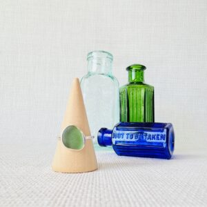 Size P - Sea Glass Ring