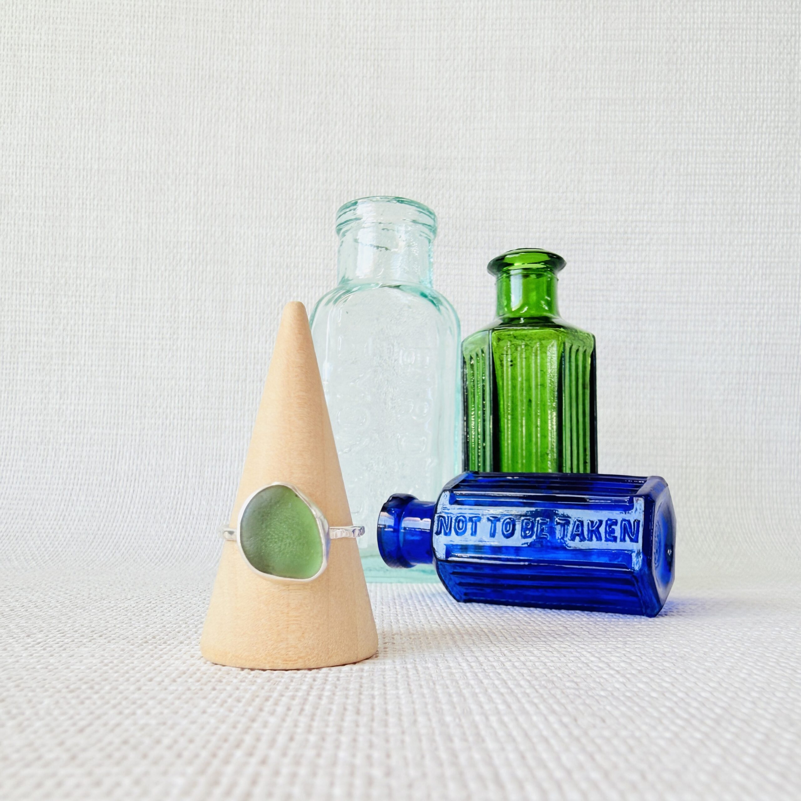 Size P - Sea Glass Ring