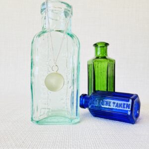 Sea Glass Necklace - Marble