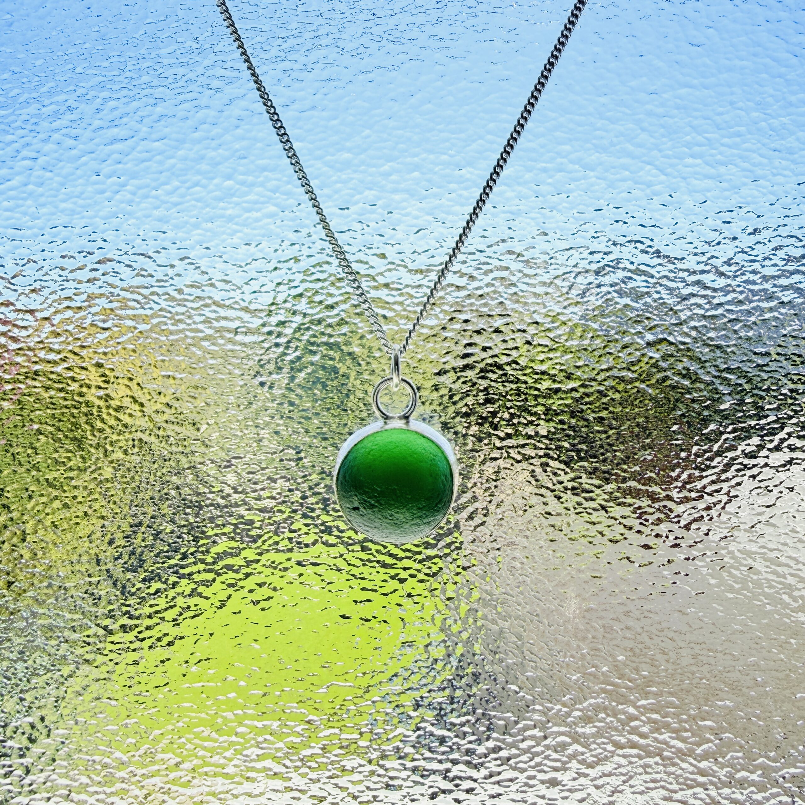 Sea Glass Necklace - Marble - Image 2