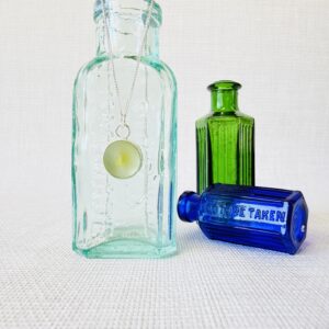 Sea Glass Necklace - Marble