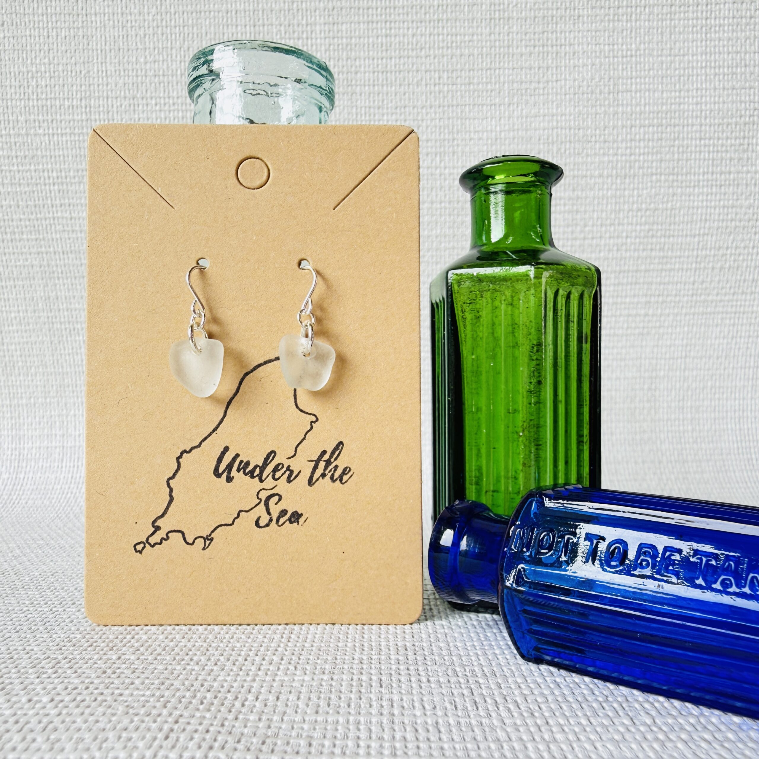Sea Glass Dangle Earrings
