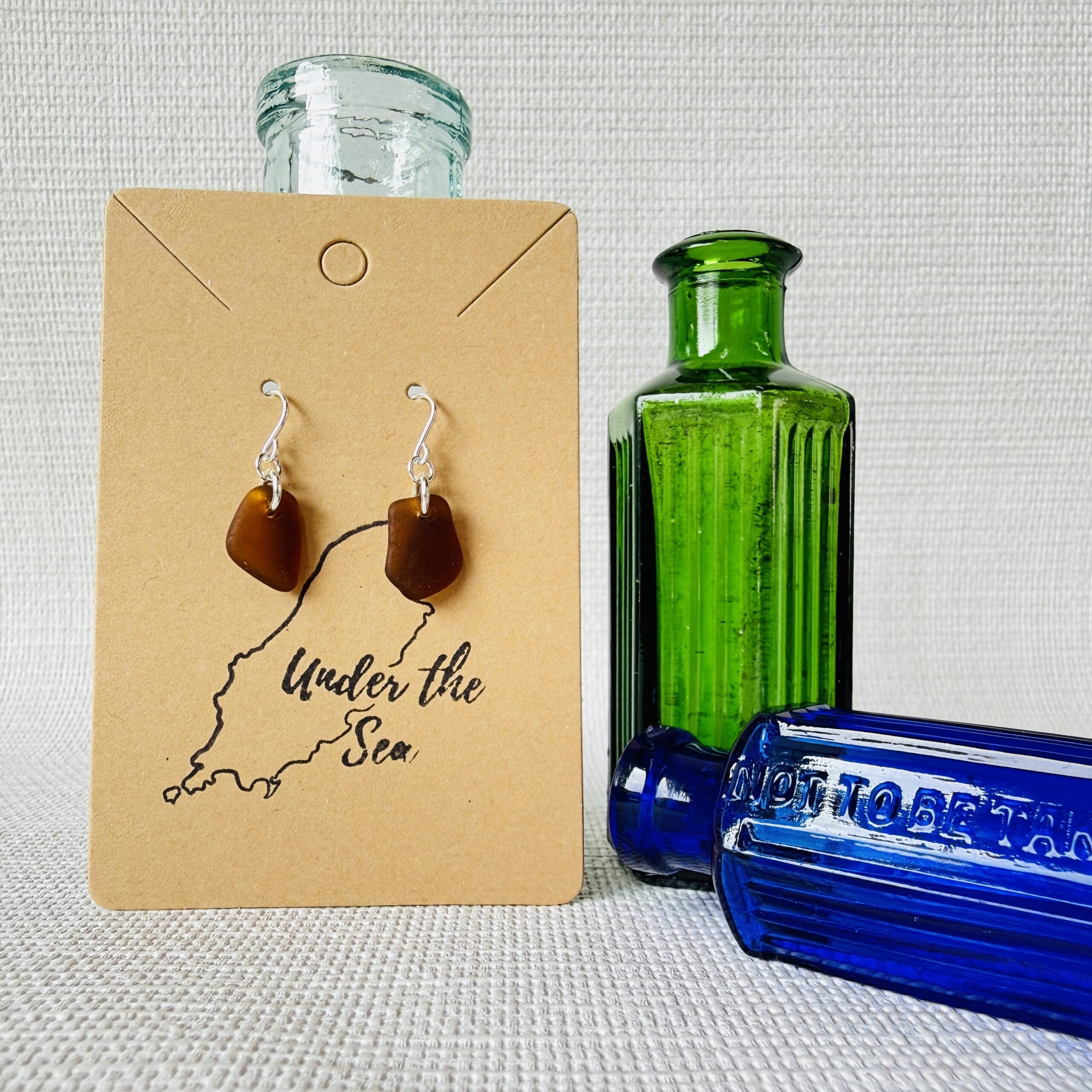 Sea Glass Dangle Earrings