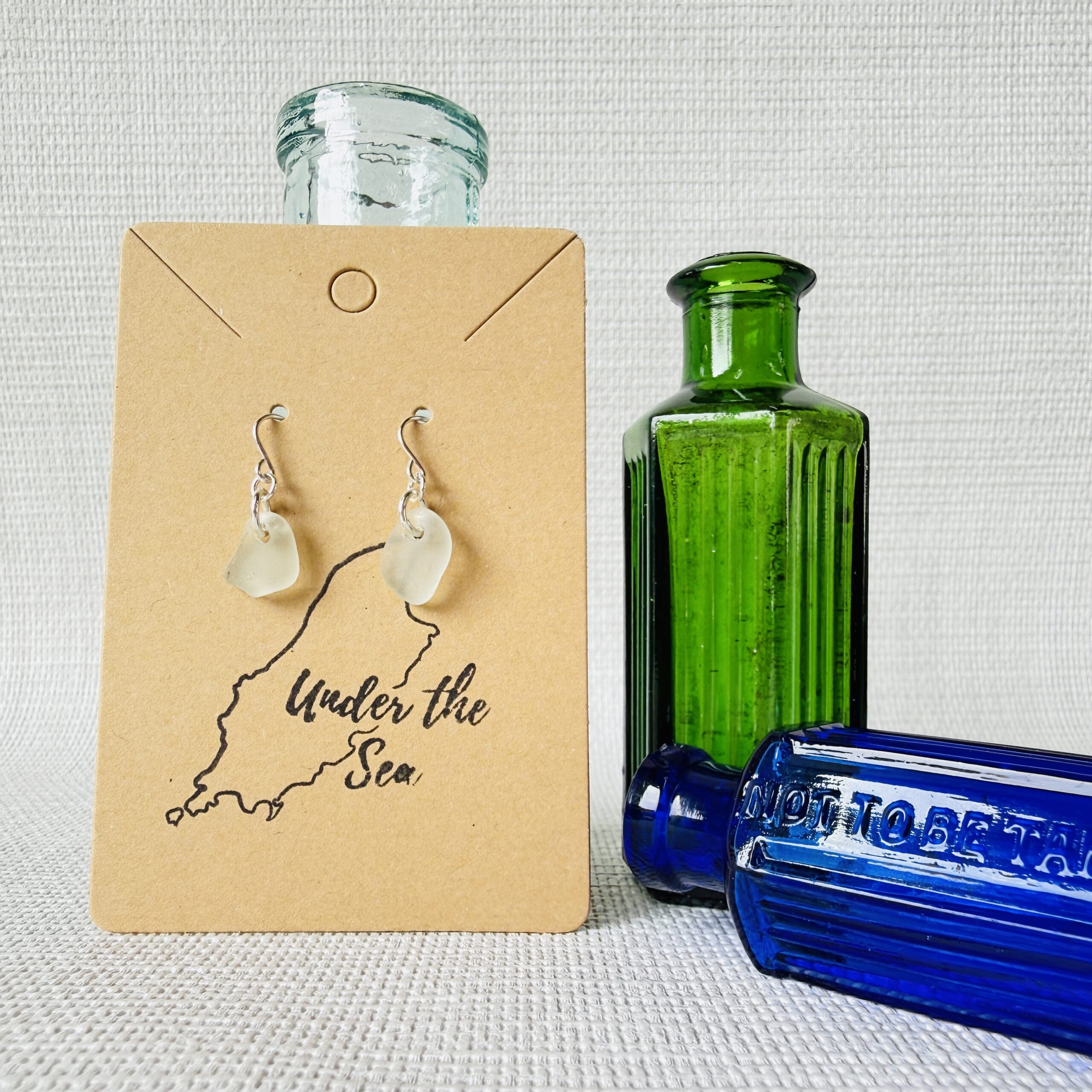 Sea Glass Dangle Earrings