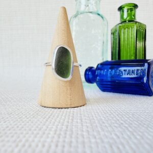Size L - Sea Glass Ring