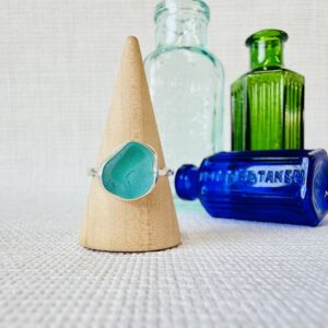 Size P - Sea Glass Ring