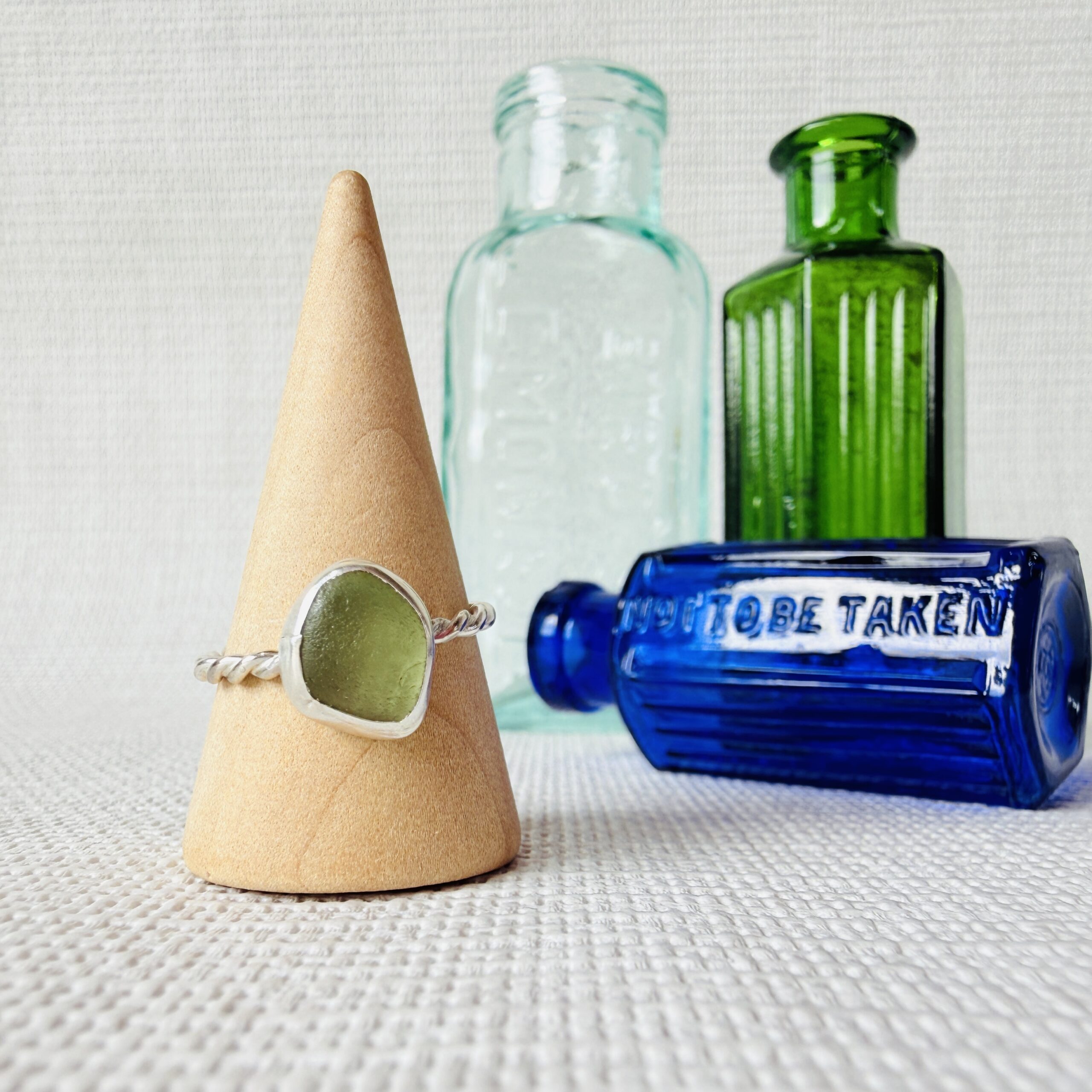 Size Q - Sea Glass Ring