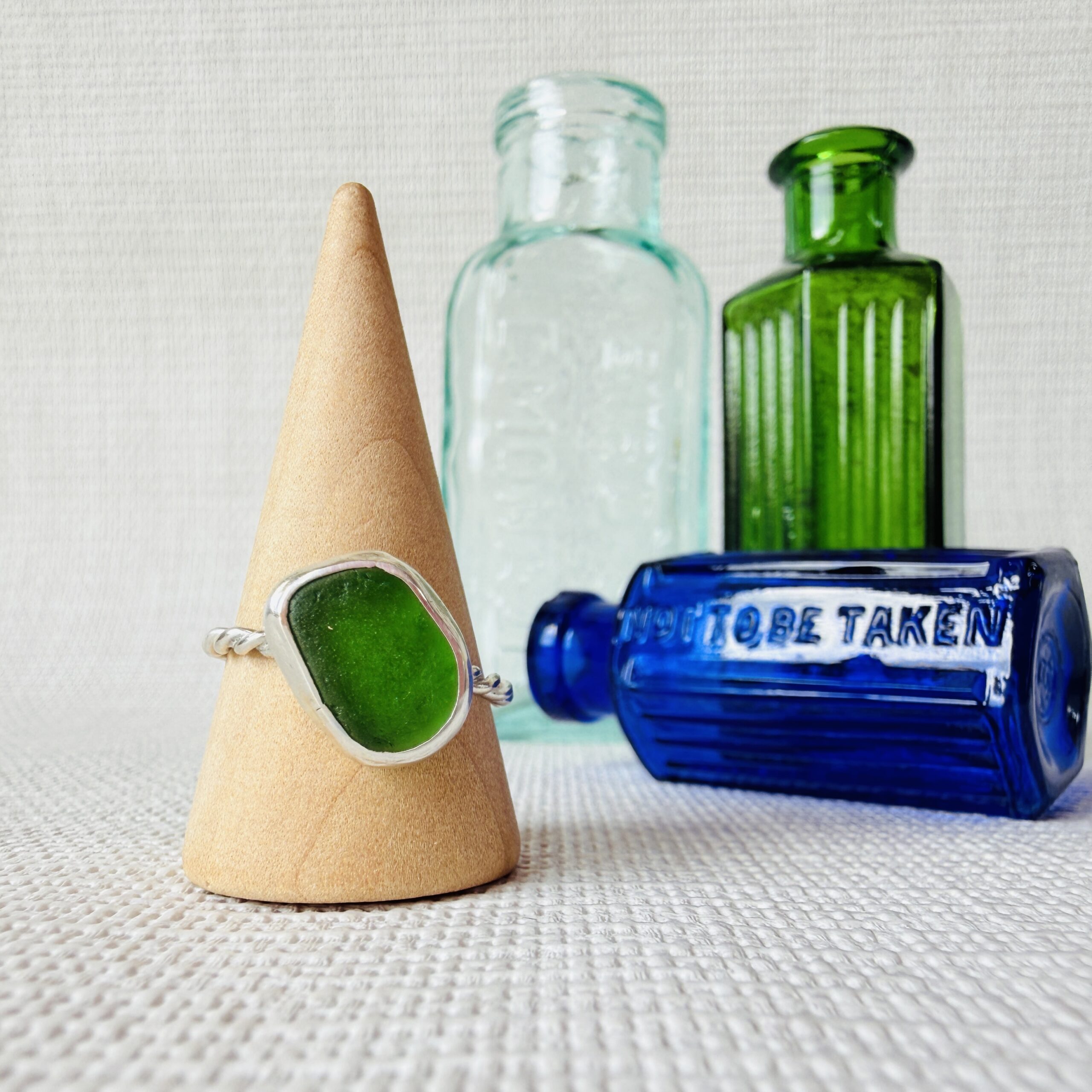 Size S - Sea Glass Ring