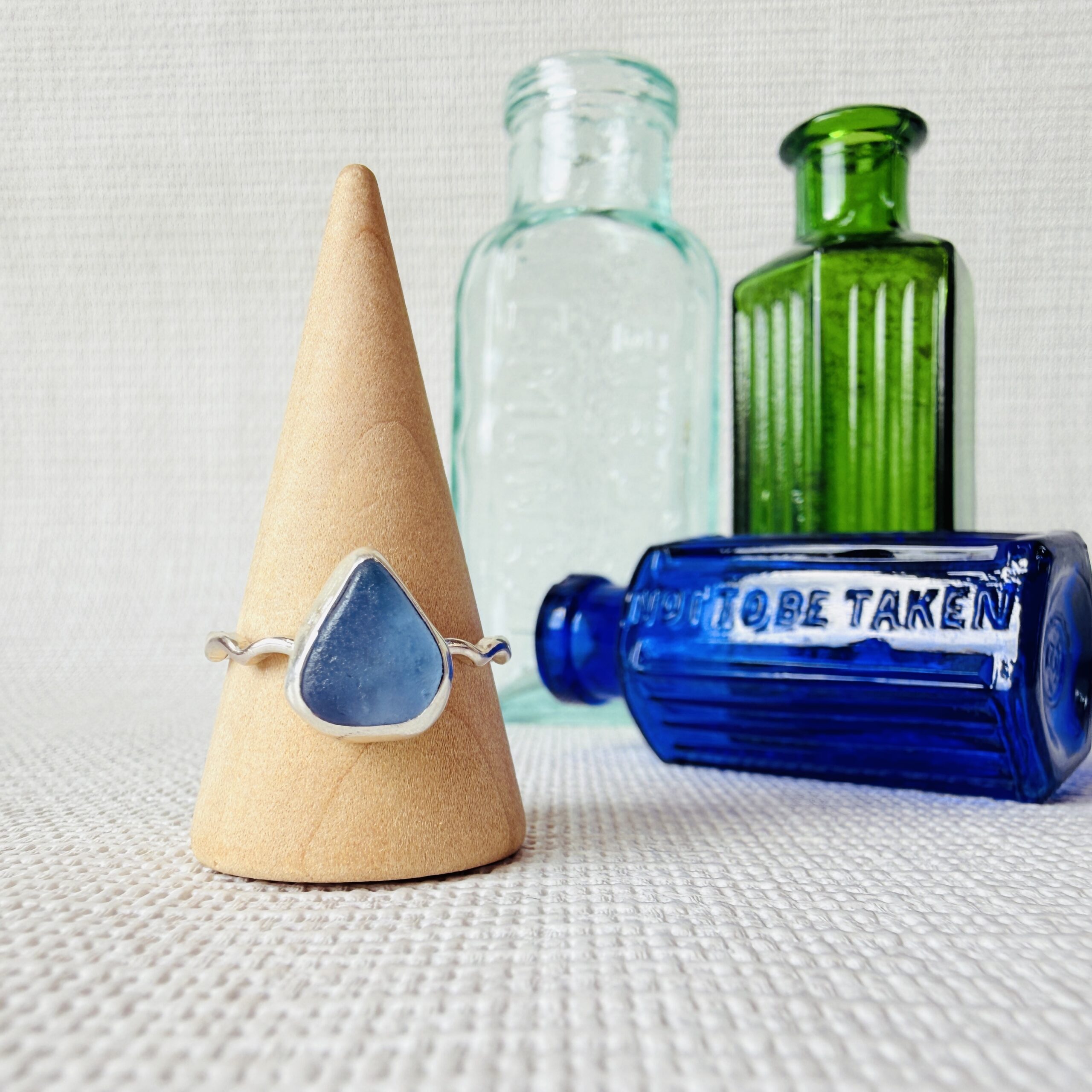 Size S - Sea Glass Ring
