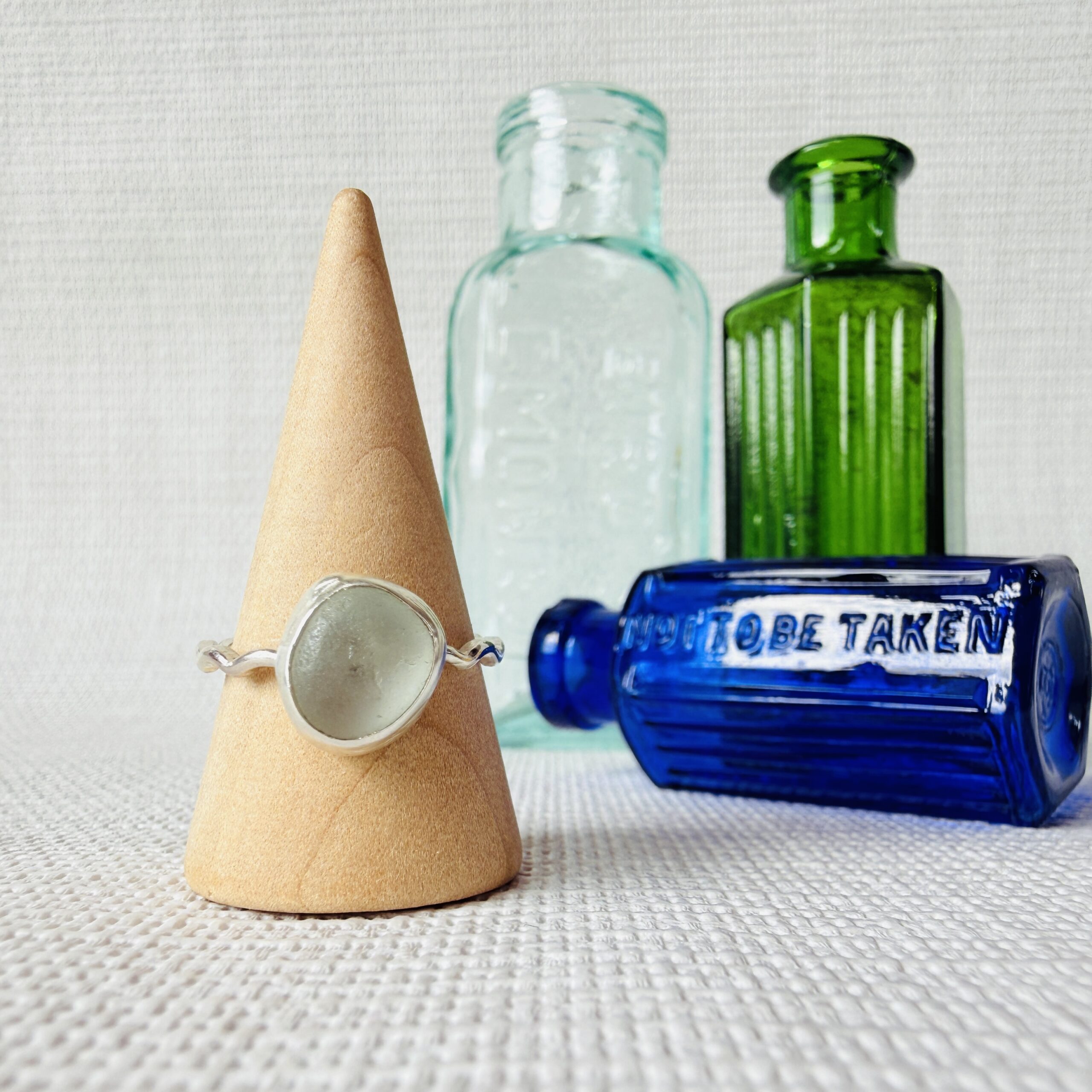 Size R - Sea Glass Ring