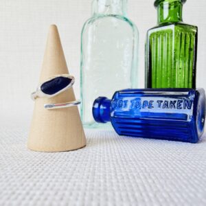 Adjustable Sea Glass Ring. Size K-O