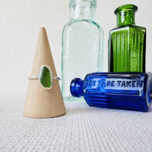 Size L - Sea Glass Ring
