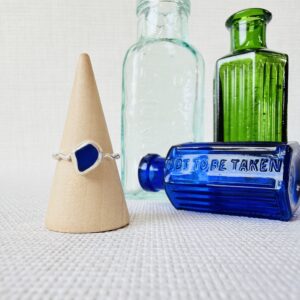 Size L - Sea Glass Ring