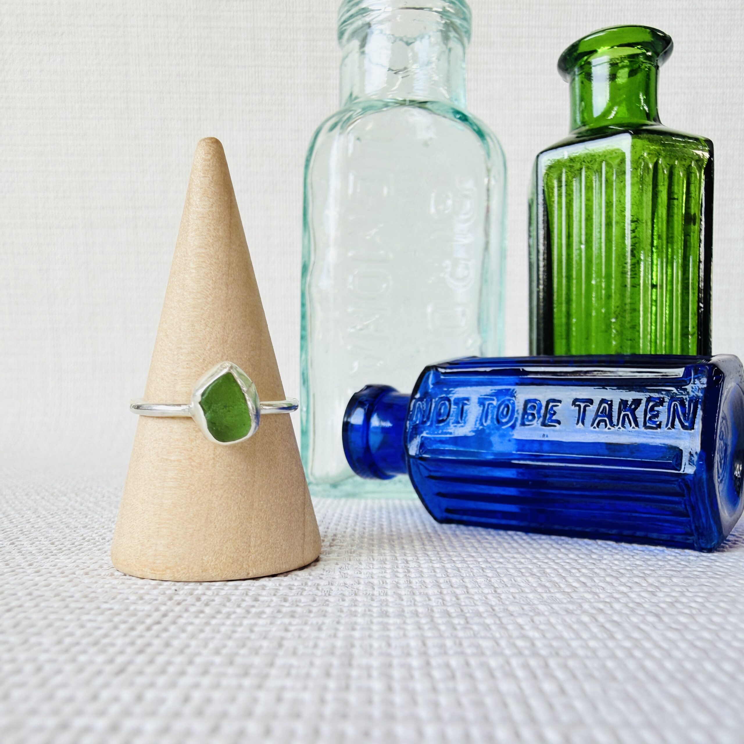 Size N - Sea Glass Ring