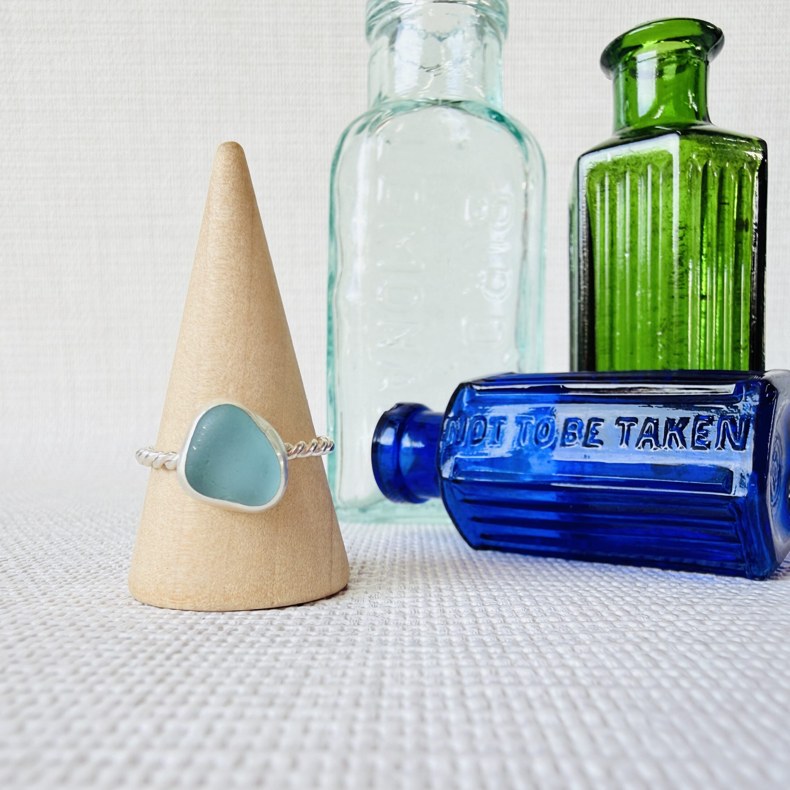 Size Q - Sea Glass Ring